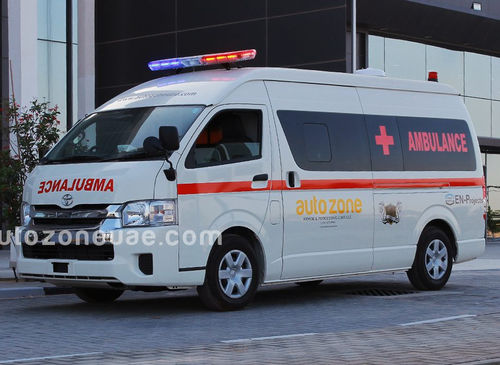 Ambulancia para cuidados intensivos - Hiace - AUTO ZONE ARMOR AND PROCESSING CARS L.L.C - furgoneta / con oxigenoterapia / diésel