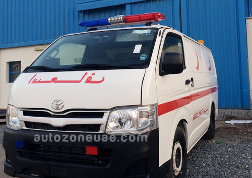 Furgón ambulancia - Toyota hiace - AUTO ZONE ARMOR AND PROCESSING CARS L.L.C - con oxigenoterapia / mecánica