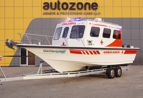 Ambulancia barco - ATZ37F-SEA MERMAID - AUTO ZONE ARMOR AND PROCESSING CARS L.L.C