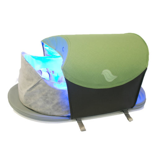 Lámpara de fototerapia neonatal - bili·hut ™ - Little Sparrows Technologies - de tipo cuna / de luz azul