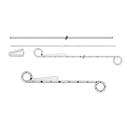 Stent ureteral - 70/4724 - Adria - de poliuretano / de PTFE / hidrofílico