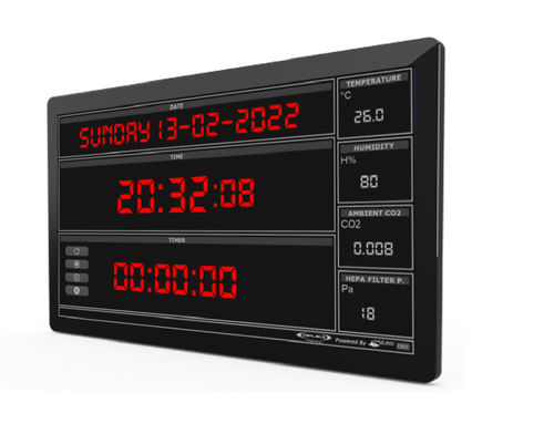Reloj digital - Xe™  - Techlab Works - para centro sanitario / de sincronización