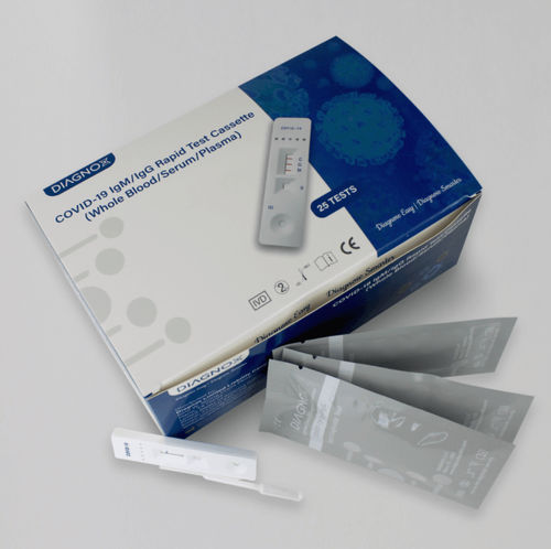 Kit de prueba para COVID-19 - Diagnox Health - de IgG / de IgM / SARS-COV-2