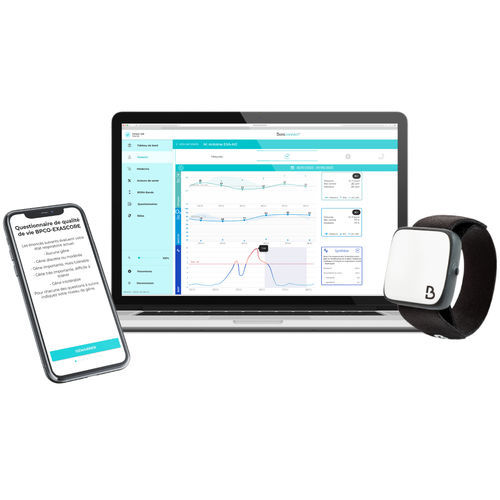 Monitor de constantes vitales modular - Bora care® - BIOSENCY SAS - ponible / de frecuencia cardíaca / de frecuencia respiratoria
