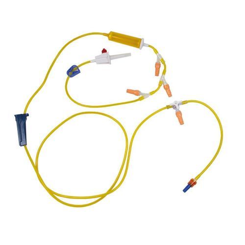 Set de perfusión quimioterapia - CHD series - Cair LGL SA - con conector en Y / con protección contra la luz / con grifo