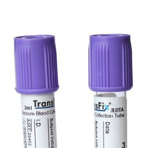 Tubo de extracción de laboratorio - TVT-03-01 - Caltag - cilíndrico / de sangre / de sangre total