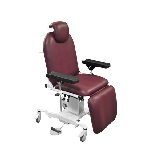 Sillón para extracción de sangre eléctrico - 3054/0 - VOG MEDICAL - de 3 secciones / con ruedas / de altura variable