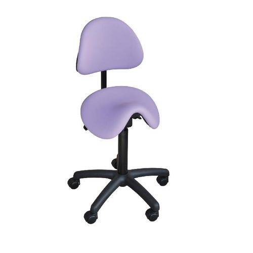 Taburete para centro sanitario - SELLE - VOG MEDICAL - de altura variable / giratorio / con respaldo