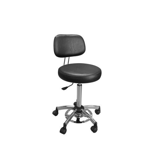 Taburete para centro sanitario - 1053/5 - VOG MEDICAL - de altura variable / giratorio / con respaldo