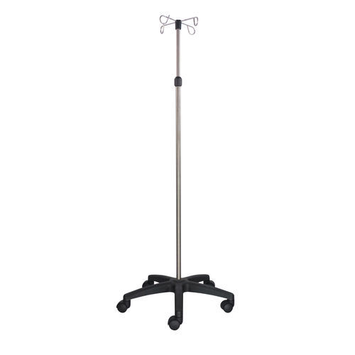 Portasueros con ruedas - 2050/19 - VOG MEDICAL - 4 ganchos / 2 ganchos / de acero inoxidable