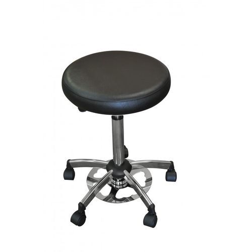 Taburete de altura variable - Foot-operated stool - VOG MEDICAL - neumático / con ruedas / con ruedas