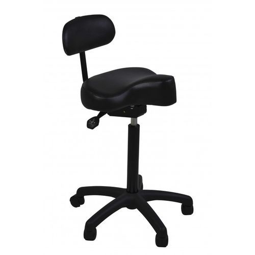 Taburete basculante - Sit-stand - Tilting seat - VOG MEDICAL - neumático / de altura variable / con respaldo regulable