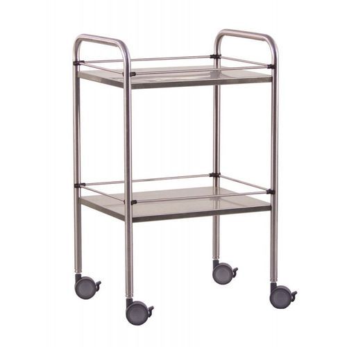Carro de servicio - 1190/I - VOG MEDICAL - de acero inoxidable / con estante / 2 estantes