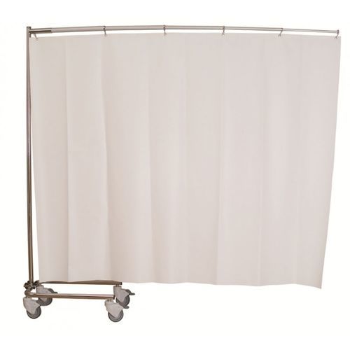 Biombo médico con ruedas - PAR001/SC/PIED - VOG MEDICAL - telescópico / móvil / con cortina