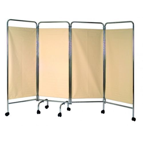Biombo médico plegable - 4-panel screen - VOG MEDICAL - con ruedas / 4 paneles / de habitación de hospital