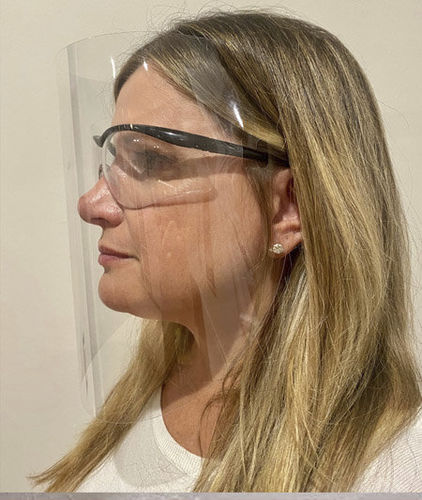 Pantalla facial de policarbonato - EcoMod™  - Flagship Surgical - médica / para laboratorio / para sala blanca