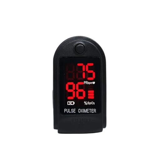 Pulsioxímetro de dedo - 50DL - Mericonn Technology - médico / negro / azul