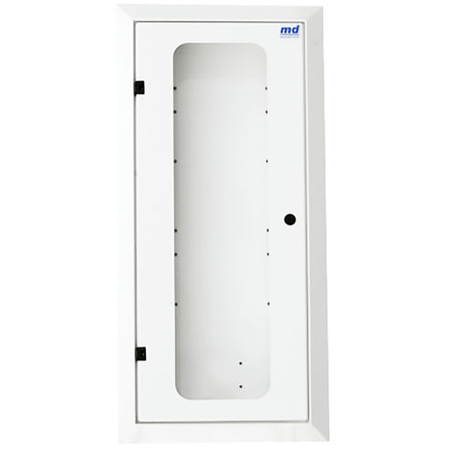 Armario para reguladores de presión - flush version - Md S.r.l. Medical Gas Equipment - de seguridad / empotrable / transparente