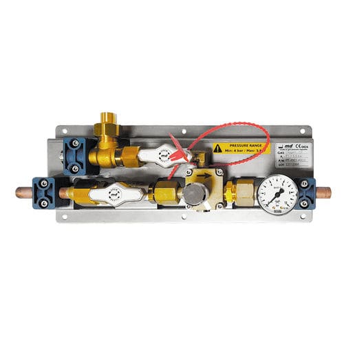 Válvula en línea - Md S.r.l. Medical Gas Equipment - con seguridad integrada / de emergencia / para aplicaciones de alta presión