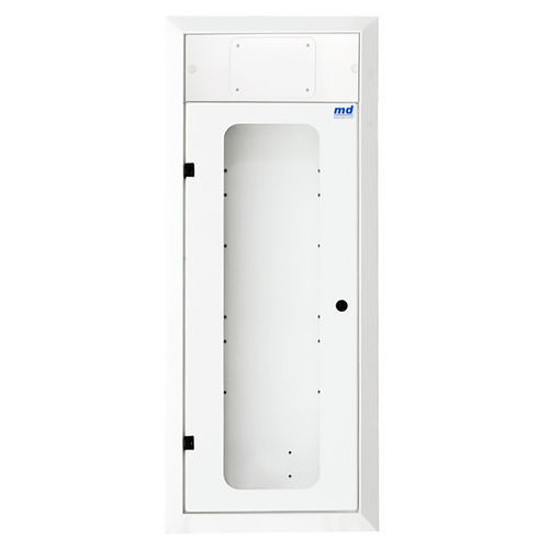 Armario de seguridad - flush - Md S.r.l. Medical Gas Equipment - para reguladores de presión / empotrable / transparente