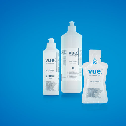 Gel de ultrasonidos estéril - Vue  - Optimum Medical - transparente / 20 g