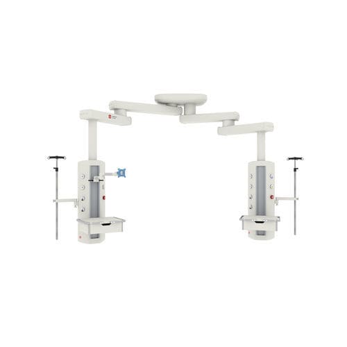Brazo de distribución de techo - Oki Isola - LM MEDICAL DIVISION - para cuidados intensivos / motorizado