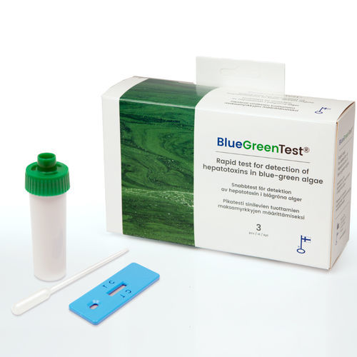 Prueba rápida de toxicología - BlueGreenTest® - Salofa Oy - para análisis de agua / para bacterias / para agua
