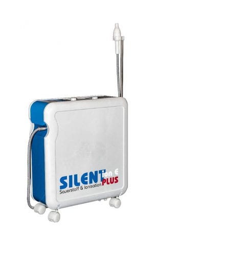 Concentrador de oxígeno médico - Silent Plus - Schumacher & Partner GmbH - con ruedas / con módulo de ionización