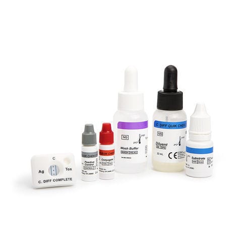 Prueba rápida para enfermermedades infecciosas - QUIK CHEK COMPLETE ® - Techlab, Inc. - de glutamato deshidrogenasa / Clostridium difficile / para inmunoanálisis enzimático