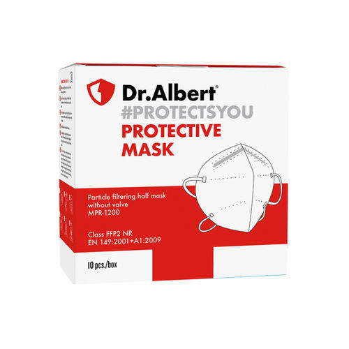 Mascarilla de protección FFP2 - MPR-1200 - Techtex Ltd Romania - de polipropileno / sin fibra de vidrio / sin válvula