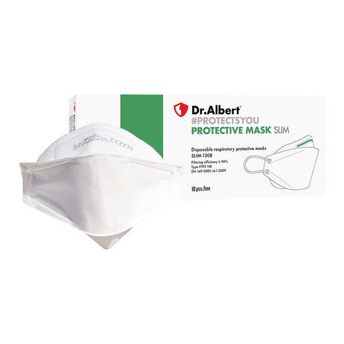 Mascarilla de protección FFP2 - Dr.Albert® - Techtex Ltd Romania - de polipropileno / sin fibra de vidrio / sin válvula