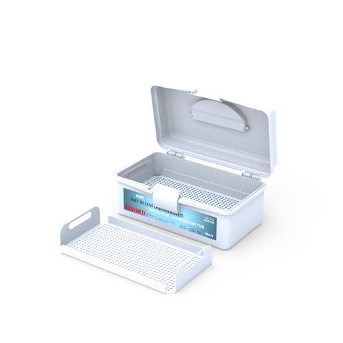 Contenedor de esterilización para instrumental - CADK100 - Telkar Cevre Saglik Endustriyel Plastik San. ve Tic. .A.Ş. - perforado / apto para autoclave