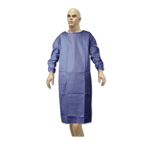 Delantal sanitario unisex - 90106.1 - Telkar Cevre Saglik Endustriyel Plastik San. ve Tic. .A.Ş. - desechable / de tejido no tejido / azul