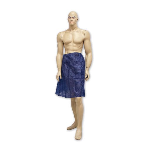 Falda de enfermera unisex - 90096 - Telkar Cevre Saglik Endustriyel Plastik San. ve Tic. .A.Ş. - de tejido no tejido / azul