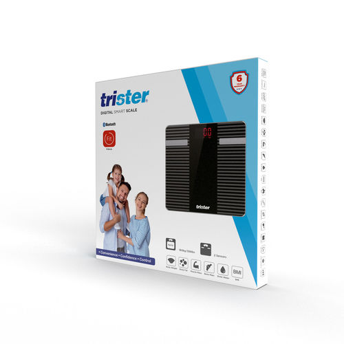 Balanza pesa-personas electrónica - 810011080157 - Trister - plataforma / con cálculo del IMC