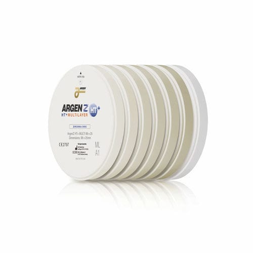 Material dental de circona - ArgenZ™ HT+ - Argen - para restauración dental / sólido / translúcido