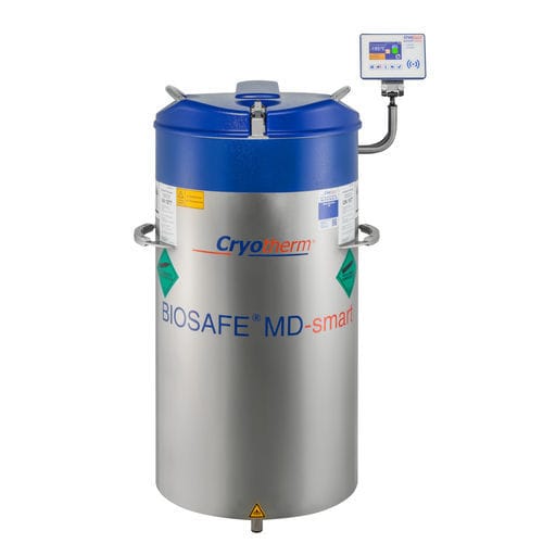 Congelador de laboratorio - BIOSAFE® - Cryotherm GmbH & Co. KG - para biobancos / para almacenamiento de muestras / de carga superior