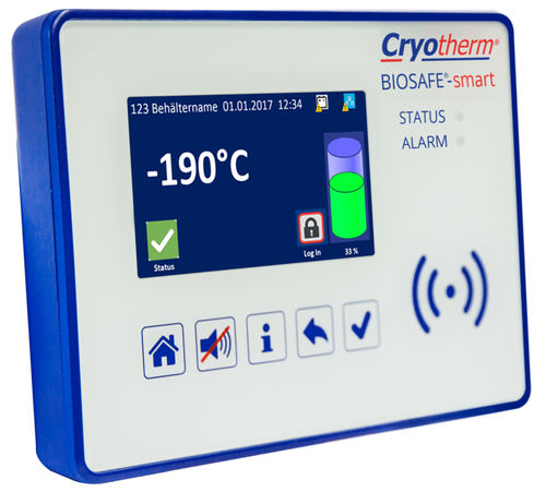 Sistema de gestión automatización - BIOSAFE® smart - Cryotherm GmbH & Co. KG - RFID / de control de acceso / para biobancos