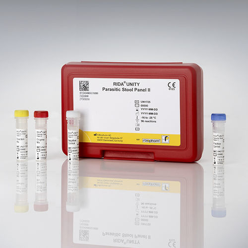 Kit de prueba de enfermedades gastrointestinales - RIDA®UNITY - R-Biopharm AG - de Giardia lamblia / de Cryptosporidium / de Entamoeba