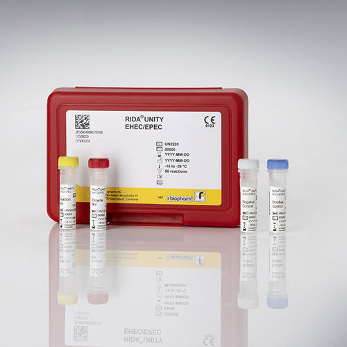 Kit de prueba de enfermedades gastrointestinales - RIDA®UNITY - R-Biopharm AG - Escherichia coli / de enterobacteriáceas / de Shigella
