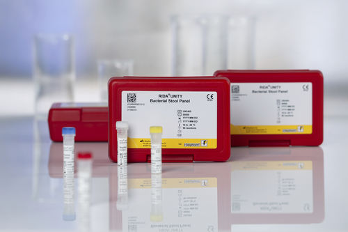 Kit de prueba de enfermedades gastrointestinales - RIDA®UNITY - R-Biopharm AG - de Salmonella / de Yersinia enterocolitica / clínico