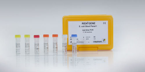 Kit de prueba Escherichia coli - RIDA®GENE - R-Biopharm AG - de enfermedades gastrointestinales / para bacterias / de enterobacteriáceas