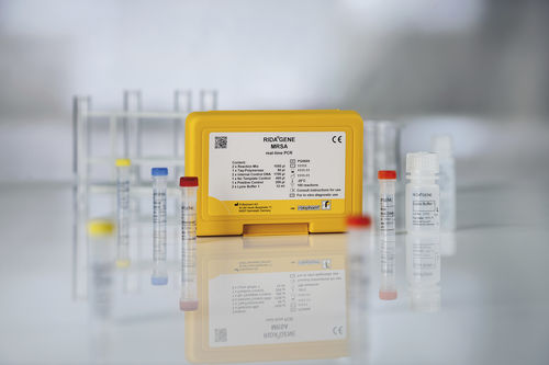 Kit de prueba de Staphylococcus aureus resistente a la meticilina - RIDA®GENE - R-Biopharm AG - de infecciones nosocomiales / de Staphylococcus aureus / clínico