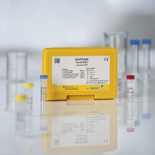 Kit de prueba de gripe - RIDA®GENE - R-Biopharm AG - de virus respiratorio sincitial / de virus respiratorio sincitial / clínico