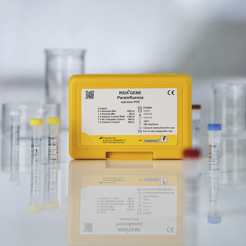 Kit de prueba de parainfluenza - RIDA®GENE - R-Biopharm AG - de enfermedades respiratorias / clínico / de laboratorio