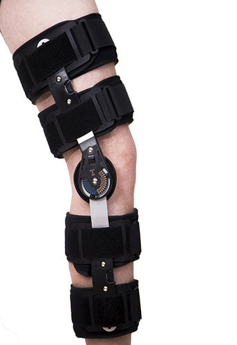 Órtesis de rodilla - OTC-KN201 - Ortocare - estabilización de los ligamentos de la rodilla / articulada