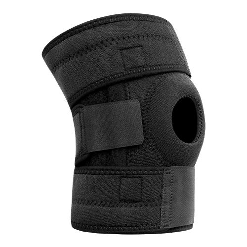Órtesis de rodilla - X016 - Hengshui Myris Medical Devices - con abertura en la rodilla / con almohadilla rotuliana / con refuerzo flexible