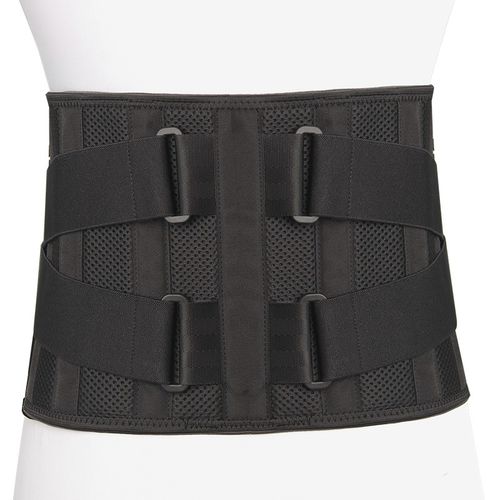 Faja de sujeción lumbar - Y020 - Hengshui Myris Medical Devices - para adulto / semirrígida / negra
