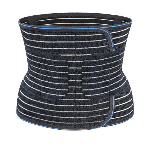 Faja de sujeción lumbar - y009 - Hengshui Myris Medical Devices - para adulto / semirrígida / negra