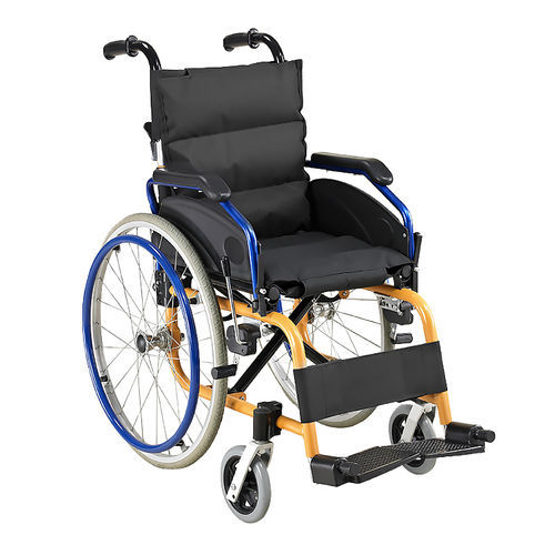 Silla de ruedas manual - HQ907L-36 - Zhongshan Hanqi Medicalequiment Technology - de exterior / de interior / con reposapiernas